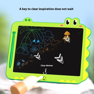 Tablero de escritura <span class=keywords><strong>a</strong></span> mano <span class=keywords><strong>a</strong></span> Color LCD con forma de dinosaurio de 12 pulgadas de dibujos animados, almohadillas de escritura Digital educativas para niños para pintura de grafiti - Product Image 2
