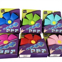 Ovni Magique en Plastique Coloré en Boîte / Jouet d'extérieur Tendance Coréen pour Enfants, Disque Volant en Forme de Fléchette