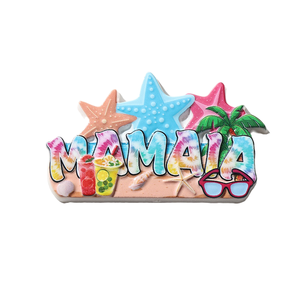 แม่เหล็กติดตู้เย็นรูปฟลาเมงโกและโมเสคจากชายฝั่งโรมาเนียเป็นมิตรกับสิ่งแวดล้อมออกแบบได้ตามต้องการสำหรับร้านค้าของขวัญริมชายหาด - Product Image 4