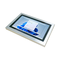 PC Layar Sentuh Tahan Air IP67 15,6 Inci J1900 Cangkang Baja Tahan Karat Windows Android Panel Sentuh Kapasitif untuk Pemasangan di Dinding