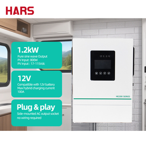 จีน 1200w ราคาถูก ระบบพลังงานแสงอาทิตย์แบบออฟกริด 800w PV Input แบตเตอรี่ 12V สำหรับใช้ในบ้าน - Product Image 2