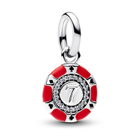 Breloque médaillon S925 pour la fabrication de bijoux bracelets, pendentif en forme de cœur avec motifs de danse, collection HALLOWEEN double lot
