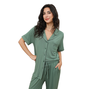 <span class=keywords><strong>Pigiama</strong></span> Termico <span class=keywords><strong>Donna</strong></span> Fung 8006 Personalizzabile in <span class=keywords><strong>Viscosa</strong></span> di Alta Qualità a Maniche Lunghe per Natale - Product Image 5