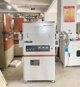 1400 Degree High Temperature Rotary Melting Tube Small Muffle Vacuum Oven Furnace For Heating Or Analysis Material