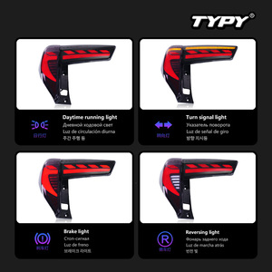 Conjunto de luces traseras LED TYPY para Toyota Innova 2016-2022 con intermitentes secuenciales - Product Image 4