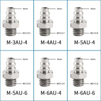 Bonne qualité à bas prix pagode Compression droite en acier inoxydable Mini joint d'air raccords pneumatiques connecteur Barb