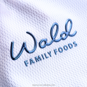 Tùy chỉnh các bản vá lỗi chữ tần số cao Emboss nhãn hiệu cao su Silicone nhãn 3D TPU truyền nhiệt labelr sắt trên cho quần áo - Product Image 2