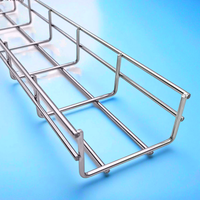 Plateau de câblage en grille ventilée robuste, fourni directement par l'usine, longueur personnalisée avec support de fixation
