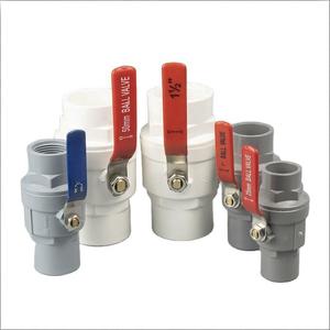 Vanne à boisseau sphérique en PVC à deux pièces, manuelle, à torsion facile, adhésive, pour alimentation en eau, haute qualité, prix usine, PN10 PN16 - Product Image 6