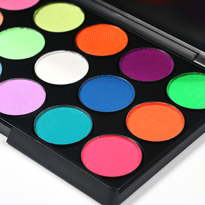 Conjunto de delineador de Ojos de neón Pastel brillante de alta calidad, paleta UV activada por agua para maquillaje de ojos, paleta de delineador de ojos Popular - Product Image 2