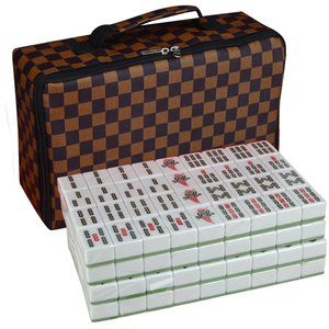 Ensemble <span class=keywords><strong>de</strong></span> carreaux <span class=keywords><strong>mahjong</strong></span> <span class=keywords><strong>de</strong></span> haute qualité, jeu <span class=keywords><strong>de</strong></span> Table en famille, voyage, amusant, chinois, nouvelle collection 2020 - Product Image 1