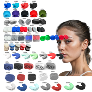 Entrenador de tonificación muscular de cara de mandíbula personalizado deportes de alta densidad 3 niveles 2 uds ejercitador de línea de mandíbula lessharmful de bola para hombres y mujeres - Product Image 2