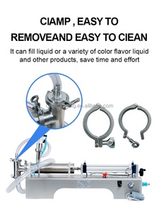 Ngang đôi-đầu piston khí nén làm đầy chất lỏng máy dầu gội dầu uống chất tẩy rửa phụ khí nén điền máy - Product Image 5