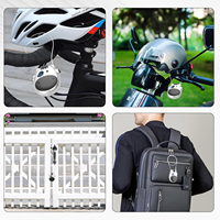 Serrure à câble rétractable en fil d'acier, serrure à combinaison à 3 chiffres, argent, vélo, moto, bagages, casier