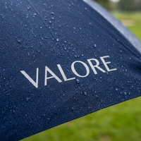Parapluie de golf de luxe haut de gamme, double couche, grand, résistant au vent, semi-automatique, avec logo personnalisé pour accessoires de golf de marque