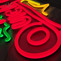 Enseigne néon LED personnalisée pour logo d'entreprise, alimentée par transformateur, certifiée CE, pour publicité en magasin, boutique et voiture