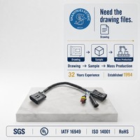 Harnais de câblage électronique personnalisé Tyco Electronics pour vélo électrique