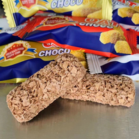 Venta al por mayor Halal Snacks Granola Bars Nutritivo Desayuno Grano Snacks Avena Chocolate Granola Bars Chocolate Avena