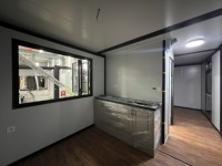 Maison conteneur extensible et détachable avec 3 chambres, écran pliant, épaisseur 0,8 mm, salle de bain et couloir, garantie 1 an