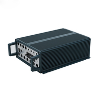 Boîtier en aluminium extrudé sur mesure, anodisé et peint, pour amplificateur audio, châssis d'amplificateur audio, profil de rack audio