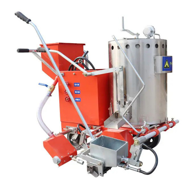 Hand-Push Thermoplastic Road Marking Machine Screeding Type for Zebra Crossing and Pedestrian Line Construction