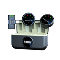 Microphone cravate sans fil magnétique S5 Mini avec longue durée de vie de la batterie, réduction du bruit, vidéo en direct en extérieur