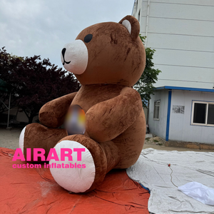 Énorme mignon ours gonflable dessin animé gonflable modèle Animal publicité décoration extérieure accepter ajouter Logo et <span class=keywords><strong>lettres</strong></span> - Product Image 4