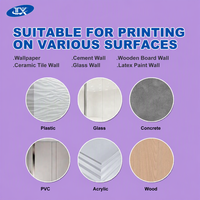 Mesin Printer 3D Vertikal UV Inkjet 2 in 1 untuk Dinding dan Lantai, untuk Pencetakan Beton, Keramik, Kaca, Kayu, dan Mural Besar