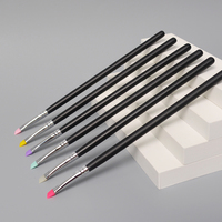 Pinceau de maquillage pour sourcils et eye-liner en silicone DM, modèle de Hebei, échantillons gratuits avec logo client
