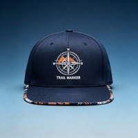Gorra Unisex de 6 Paneles con Bordado, Visera Plana, Algodón de Alta Calidad, Estilo Deportivo Urbano, Diseño Común, Cierre a Presión