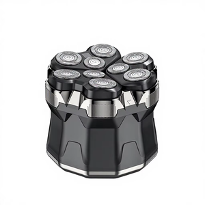 Afeitadora de cabeza calva 2 en 1 mejorada, kit de recortadora para auto-corte de pelo con 7 peines de ajuste, recargable por USB, impermeable, pantalla LED - Product Image 2