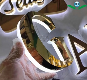 Mur extérieur impression 3d grand <span class=keywords><strong>alphabet</strong></span> en plastique acrylique transparent signalisation rétro-éclairé éclairage logo signe 3d <span class=keywords><strong>lettre</strong></span> avec lumières led - Product Image 2