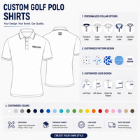 Polo de Golf Personalizado para Programas de Bienestar Corporativo, Tela Pique Técnica Transpirable, Ropa de Equipo de Marca Privada