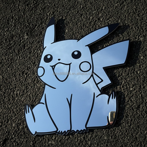 Miroir mural décoratif de forme irrégulière mignon Pikachu Anime, design personnalisé, miroir mural durable pour cadeau, décoration de la maison - Product Image 3