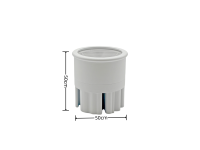 Nouvelle conception, description du produit : projecteur LED 7W pour module LED GU10, solution d'éclairage haute performance, idéal.