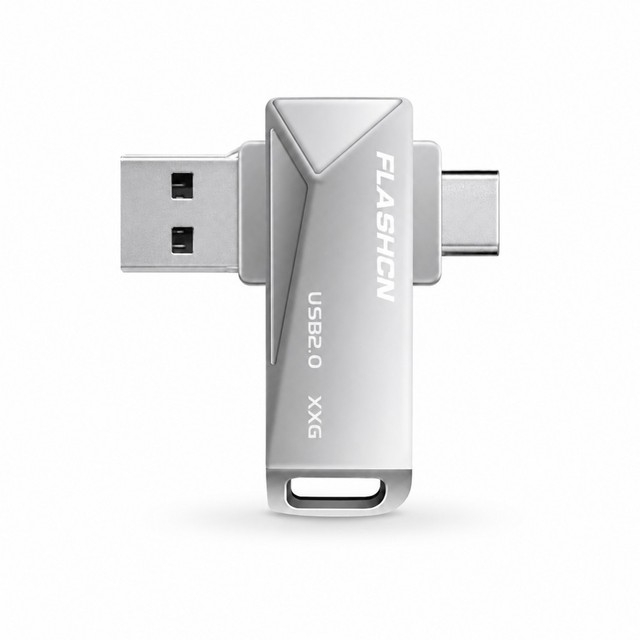 High Speed USB C Flash Drive Metal Type C Pendrive 2 in 1 OTG USB C Stick Memory Stick 8GB 32GB 128GB 256GB Dual USB Flash Drive