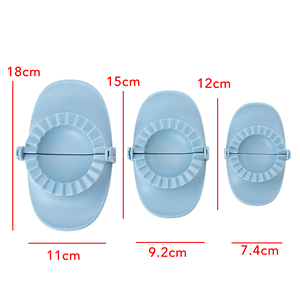 母の日用3ピースPP餃子メーカー セット-折りたたみ式キッチンツール 食洗機対応 再利用可能＆多用途 ラビオリ＆皮メーカー - Product Image 6