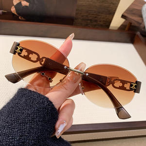 2025 gros bonne qualité luxe grandes lunettes carrées marques de créateurs nuances femmes hommes lunettes de soleil originales Los Lentes De Sol - Product Image 5