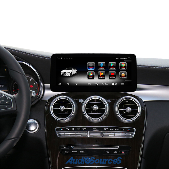 Android  Mercedes  12.3/10.25 Inch Car Big IPS Anti-glare Screen  From Audiosouces