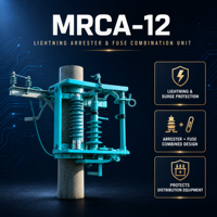 Parafoudre sans intermédiaire à oxyde métallique ZHUOLI MACA-12(Z) 10kA 12kV certifié ISO/CE pour la protection contre les fuites de foudre en distribution
