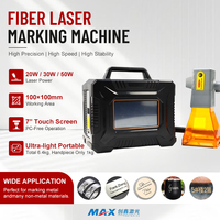 Máquina de Marcado Láser de Fibra Inalámbrica Portátil de 20W 30W 50W para Herramientas de Moldeo, Grabado Profundo de Logotipos