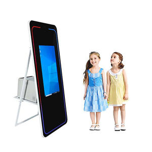 2025 Factory Free Custom Logo <b>Mirror</b> <b>Photo</b> Booth With Printing Transparent Glass <b>Photo</b> <b>Mirror</b> Booth Selfie - Product Image 4