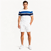 T-shirt à manches courtes pour homme avec impression personnalisée OEM ODM, impression par sublimation, impression intégrale 3D pour maillot de football
