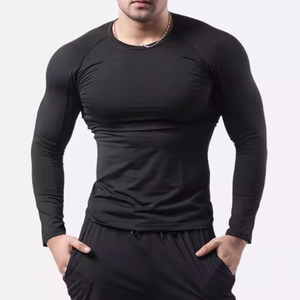 Vente en gros de vêtements de sport décontractés pour hommes sur mesure, vente directe d'usine, vêtements de sport d'extérieur, t-shirt à manches longues pour hommes - Product Image 2