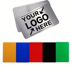Tarjetas de Visita de Acero Inoxidable 304 con Logotipo Grabado e Impresión Personalizada, MOQ Bajo - Tarjetas de Identidad Premium para Directores Ejecutivos - Product Image 1