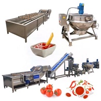 Ligne de production de ketchup de petite capacité, machine à fabriquer de la pâte de tomate, Turquie