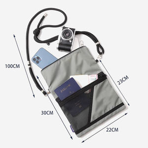 Borsa Laterale <span class=keywords><strong>per</strong></span> <span class=keywords><strong>Telefono</strong></span> Impermeabile Leggera Personalizzata con Cerniera Borsa Funzionale da Passeggio Unisex <span class=keywords><strong>Tracolla</strong></span> Regolabile <span class=keywords><strong>per</strong></span> Esterni - Product Image 4