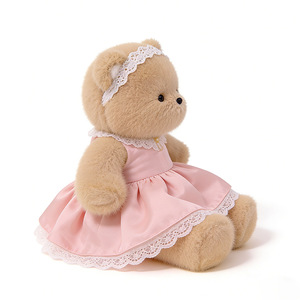 Ours en peluche moelleux avec jupe, ours en peluche marron personnalisé, jouet en peluche à personnaliser avec bandeau - Product Image 2