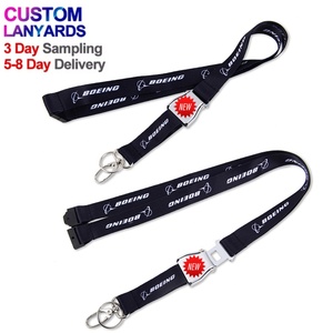 Cadeau promotionnel, cordon de cou personnalisé avec logo imprimé par sublimation ou sérigraphie, avec boucle de sécurité - Product Image 2