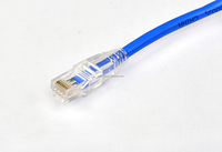 15cm Delgado 32AWG Conector transparente Cat6 UTP RJ45 Macho a macho Cable de conexión Ethernet Cable de red Cables de comunicación